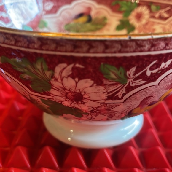 VERY PRETTY LITTLE ANTIQUE ‘PHEASANT’ BOWL - Picture 2 of 11